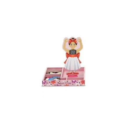 Muñeca Magnética Para Vestir: Nina Ballerina Melissa & Doug-JuguetesGalaxia-Aprendizaje