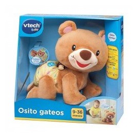 Peluche Interactivo Osito Gateos 80-181122 Vtech-JuguetesGalaxia-Aprendizaje