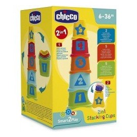 Torre De Cubos Apilables 2 En 1 Chicco-JuguetesGalaxia-Aprendizaje