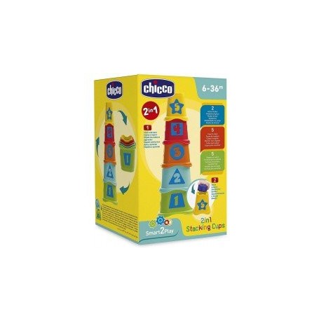 Torre De Cubos Apilables 2 En 1 Chicco-JuguetesGalaxia-Aprendizaje