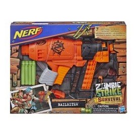 Nerf E2672 Lanzador Nailbiter Zombie Strike-JuguetesGalaxia-Lanzadores