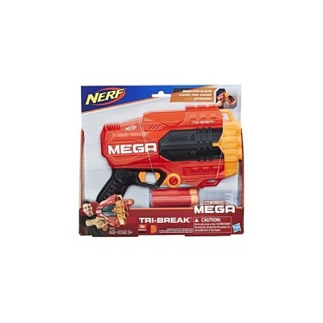 NERF MEGA TRI BREAK HASBRO-JuguetesGalaxia-Lanzadores