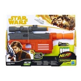 STAR WARS  HAN SOLO BLASTER  LANZADOR DE ZEUS-JuguetesGalaxia-Lanzadores