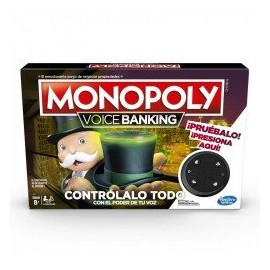 Monopoly E4816 Monopoly Voice Banking Juego de mesa electrónico-JuguetesGalaxia-Juegos de Mesa