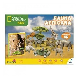 Rc 3d nat geo kids fauna africana-JuguetesGalaxia-Juegos de Mesa