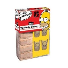 TORRE DE BEBER  LOS SIMPSONS-JuguetesGalaxia-Juegos de Mesa