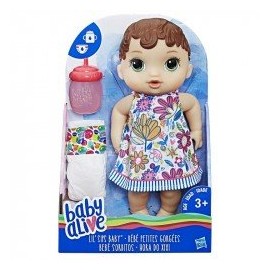 Baby Alive E0499 Bebé Sorbitos , Brunette Juguete Hasbro-JuguetesGalaxia-Muñecas