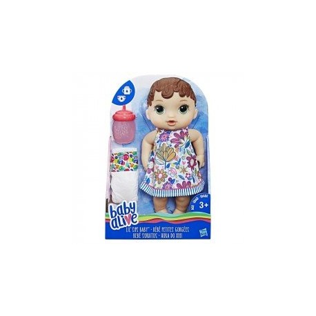 Baby Alive E0499 Bebé Sorbitos , Brunette Juguete Hasbro-JuguetesGalaxia-Muñecas