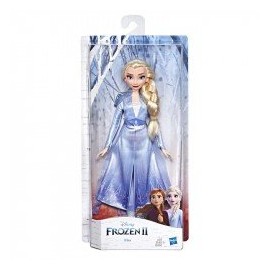 Disney Frozen Elsa Muñeca de Moda Clásica Frozen 2 con Cabello Largo Rubio y Atuendo Azul-JuguetesGalaxia-Muñecas