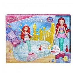 DISNEY GIRLS E5575 Disney Princesa Ariel Muñeca Escenario en el Agua  Juguete Hasbro-JuguetesGalaxia-Muñecas