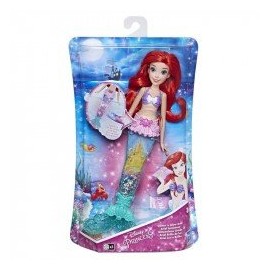 Disney Girls E6387 Disney Princesas Muñeca Ariel Brillo de Luz Juguete Hasbro-JuguetesGalaxia-Muñecas