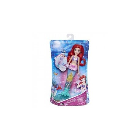 Disney Girls E6387 Disney Princesas Muñeca Ariel Brillo de Luz Juguete Hasbro-JuguetesGalaxia-Muñecas