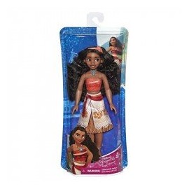 Disney Girls E6737 Disney Princess Moana de Oceanía - Muñeca con falda brillante, banda para el cabello y collar Juguete Hasbro-