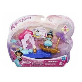 Disney Princess E0072 Movimientos Mágicos Con Vehículo Jazmin-JuguetesGalaxia-Muñecas