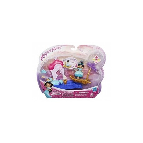 Disney Princess E0072 Movimientos Mágicos Con Vehículo Jazmin-JuguetesGalaxia-Muñecas