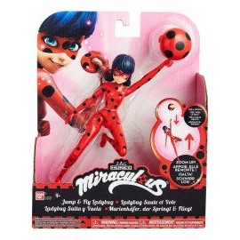 Figura de Acción Lady Bug 7.5" Tirolina Ladybug-JuguetesGalaxia-Muñecas