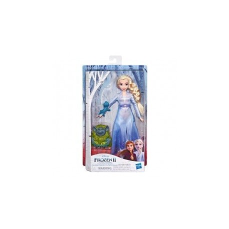 Frozen E6660 Frozen 2 Historias con Amigos. Elsa, Pabble y Salamandra Juguete Hasbro-JuguetesGalaxia-Muñecas